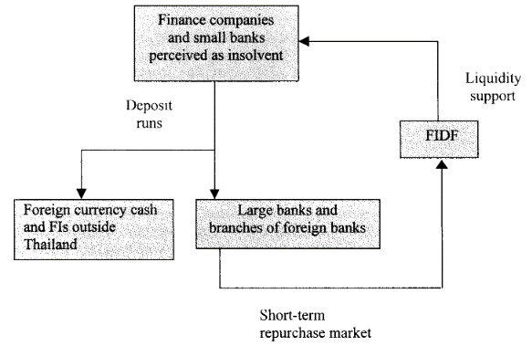 Flow of Funds during the 1997 Financial Crisis